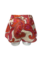 Zimmermann Paisley Print Shorts Pink - Size 0