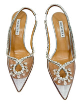 Aquazzura Seduction Crystal PVC Pumps – Size EU 40