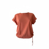 Brunello Cucinelli Cashmere Blend Top Brick Orange Size Large