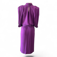 Cavalli Class Purple Belted Dress – Size 6