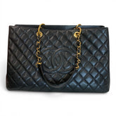Chanel Grand Shopping Tote (GST) – Black Caviar Leather – Gold Hardware
