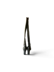 Chanel Black Leather Knee-High Boots with Block Heel – Size 40