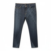Chanel Dark Blue Graphic Denim Jeans – Size 42