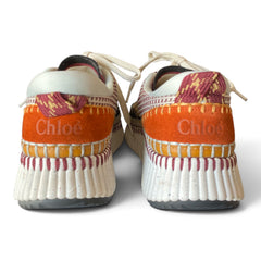 Chloé Nama Multicolor Platform Sneakers – Size 40