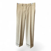 Chloé Wool & Cashmere Trousers – Beige – Size 36
