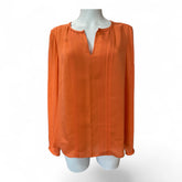 Diane von Furstenberg Silk Blouse – Coral – Size 10