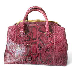 Dolce & Gabbana Python Doctor Bag – Bordeaux – Vintage