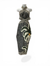 Johanna Ortiz Heart Of The Jungle Linen Midi Dress Green Black Tropical - Size 6