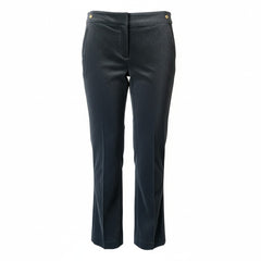 Elisabetta Franchi Black Velvet Pants – Size 42