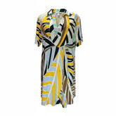 Emilio Pucci Abstract Print Shift Dress Multicolor - Size 40