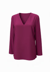 Etro Silk Blend Bohemian Blouse – Purple – Size IT 46 (New with Tags)