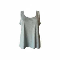 Etro Metallic Knit Tank Top – Blue – Size 50