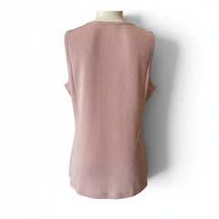 Etro Metallic Knit Tank Top – Pink – Size 50