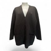 Fendi FF Karligraphy Oversized Cardigan – Black – Size 44