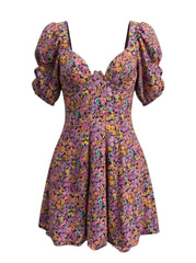 For Love & Lemons Claude Mini Dress Floral – Size Medium