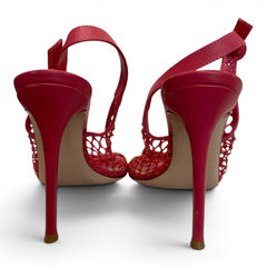 Gianvito Rossi Mesh Slingback Pumps – Size 40