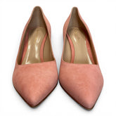Gianvito Rossi Pink Suede Pointed-Toe Pumps - Size 40