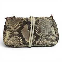Gucci Python Bamboo Croisette Handbag