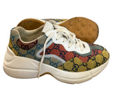 Gucci Rhyton GG Canvas Sneakers - Size 37