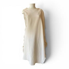 Hermès One-Shoulder Midi Dress – Cream – Size 36