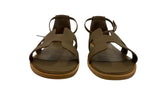 Hermès Santorini Sandals Etoupe Epsom Leather H Cut-Out - Size 38