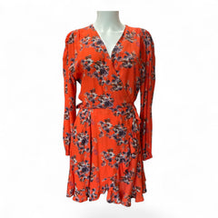 IRO Floral Wrap Mini Dress – Size IT 40
