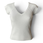 IRO Ribbed Knit Top – Ivory