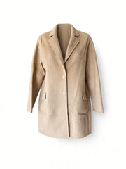 Joseph Camel Cashmere Tailored Coat – Size 36