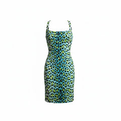 Just Cavalli Leopard Print Bodycon Dress - Size 40