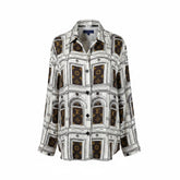 Louis Vuitton x Fornasetti Silk Pajama Shirt 2021 Architecture Print