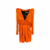 Saint Laurent Orange Structured Mini Dress, New with tags, - FR 34