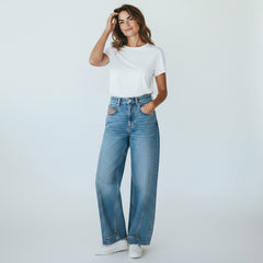 Loewe Limited Edition Double-Waist Jeans – Light Blue – Size 34