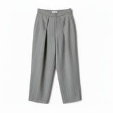 Lollys Laundry Herringbone Wide-Leg Pants – Black & White – Small