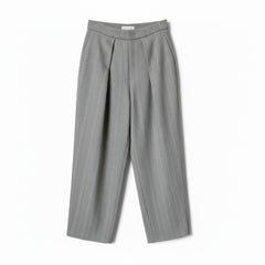 Lollys Laundry Herringbone Wide-Leg Pants – Black & White – Small