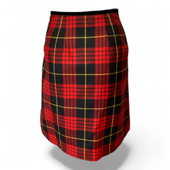 Luisa Spagnoli Tartan Plaid Wrap Mini Skirt – Size 42