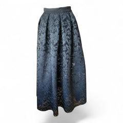 Maje Black Floral Lace Full Midi Skirt – Size 2