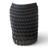Missoni Black Lace Knit Mini Skirt – Size 38