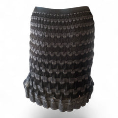 Missoni Black Lace Knit Mini Skirt – Size 38