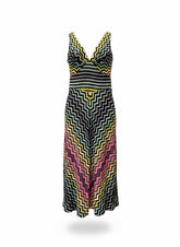 Missoni Multicolor Chevron Knit Dress – Size 44