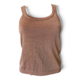 Missoni Metallic Knit Tank Top – Shimmering Pink – Size 42