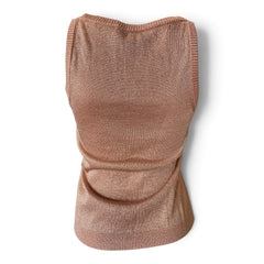 Missoni Metallic Knit Tank Top – Shimmering Pink – Size 42