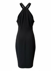 Moschino Halter-Neck Cocktail Dress – Black – Size IT 48