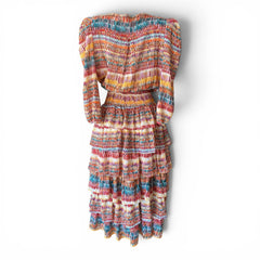 Panambi Multicolor Smocked Mini Dress – Size 36