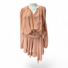 Pearl & Caviar Salmon Mini Dress – Size S