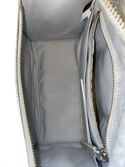 Marc Jacobs The Small Tote Bag Ασημί Μεταλλικό Δερμάτινο Crossbody