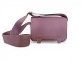 Hermès Geta Crossbody Bag – Mauve, Pristine with Dust Bag
