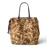 Prada Vintage Logo Print Nylon Tote Bag with Dust Bag