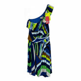 Emilio Pucci One Shoulder Multicolor Dress, New with Tags - IT 44