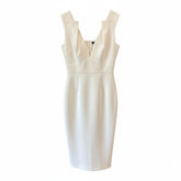 Roland Mouret White Structured Midi Dress – UK 10
