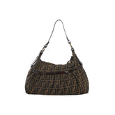 Fendi Zucca Shoulder Canvas Chef Bag